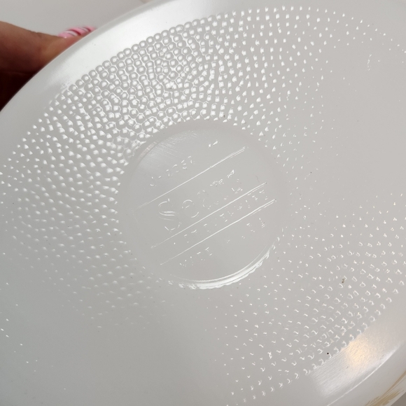 Vintage Sears Divided Baking Serving Vegetable Casserole Dish Wheat Pattern 70s - Picture 5 of 8